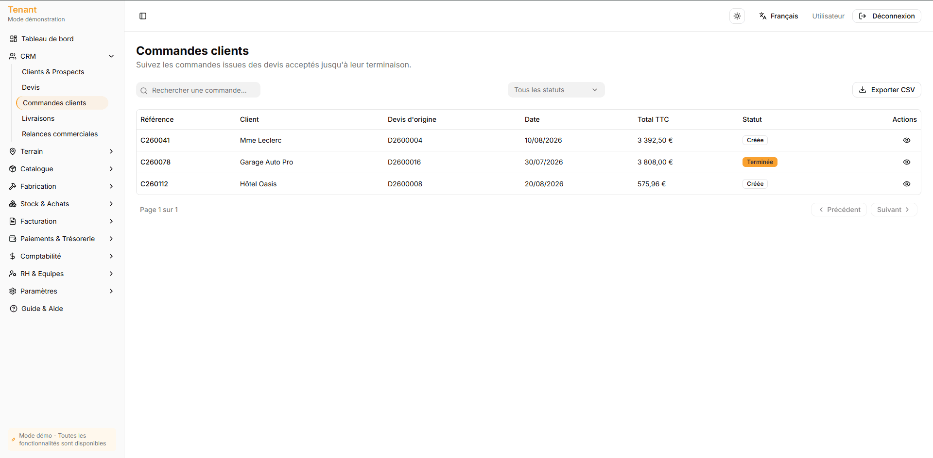 Essuivi Screenshot 2