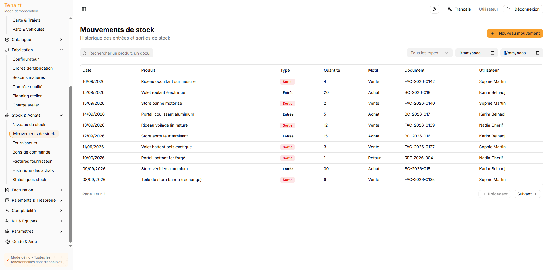 Essuivi Screenshot 5