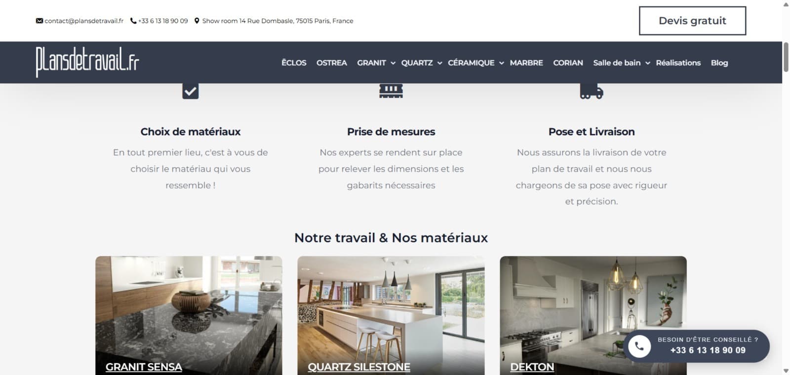Plans de Travail Screenshot 2