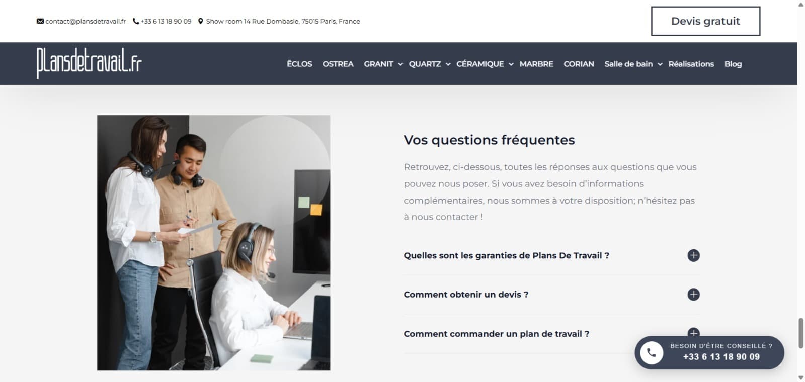 Plans de Travail Screenshot 5