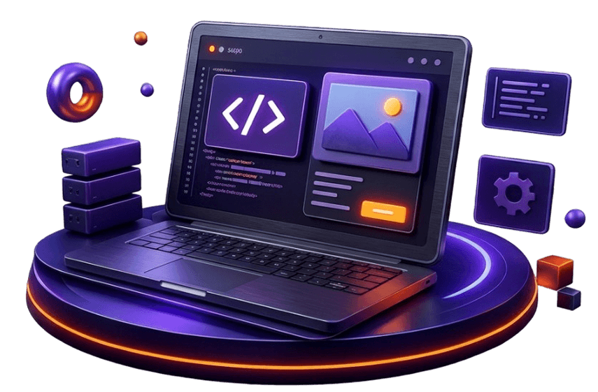 3D Modeling project presentation mockup